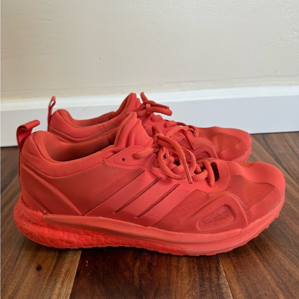 Adidas Solarglide Red Karlie Kloss X Athletic Activewear Running Jogger Shoes